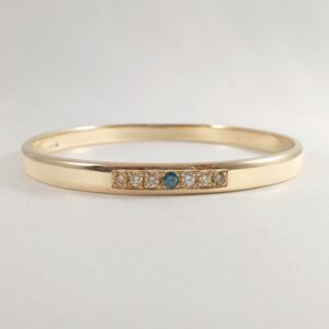 multi colour diamond bangle